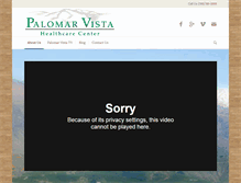 Tablet Screenshot of palomarvista.com